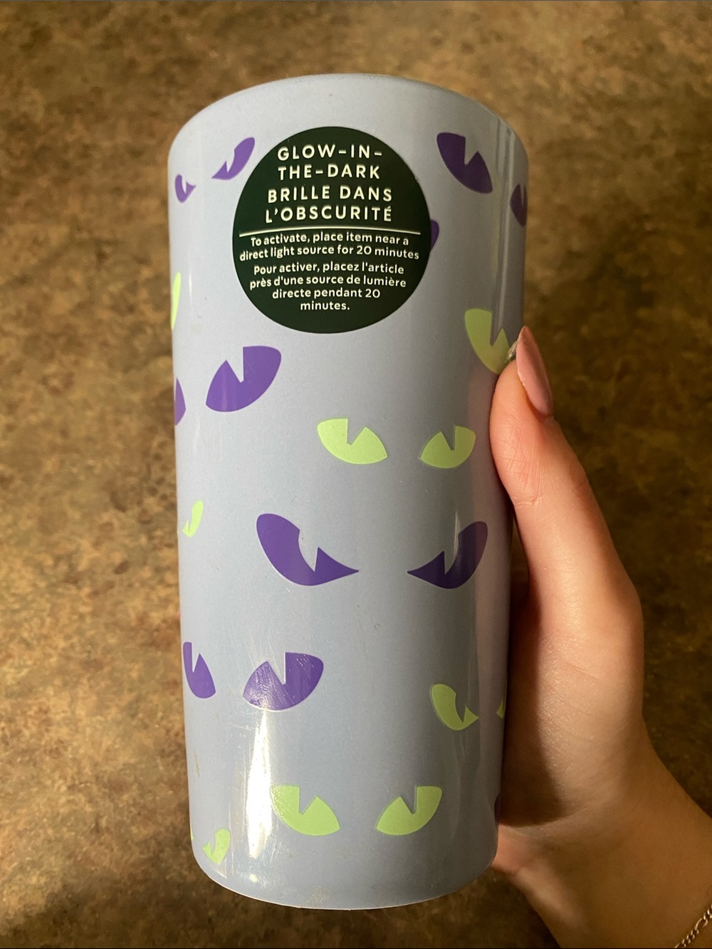 NWT Starbucks Glow in the Dark Coffee Tumbler